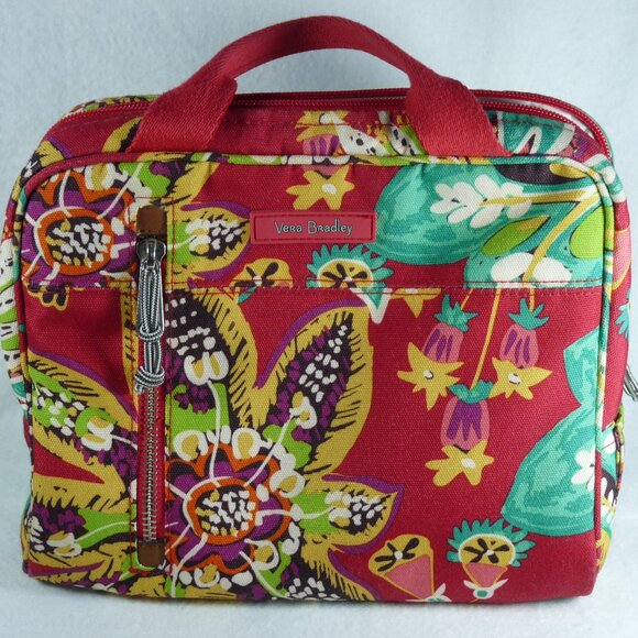 Vera Bradley Lighten UP Lunch Cooler Red Floral ECU - Picture 1 of 6